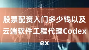 股票配资入门多少钱以及云端软件工程代理Codex